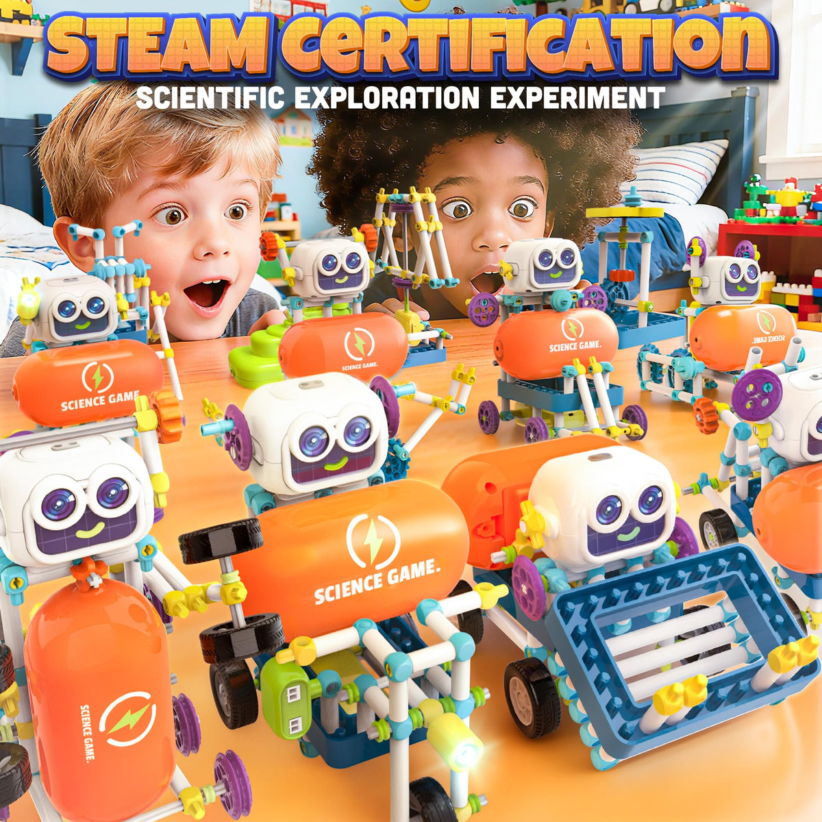 SMILESSKIDDO 120in1 robot kit enables building multiple models to boost STEM skills