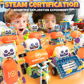 SMILESSKIDDO 120in1 robot kit enables building multiple models to boost STEM skills