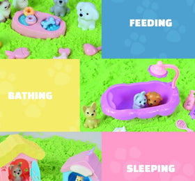 SMILESSKIDDO bath kit helps pretend grooming sessions.
