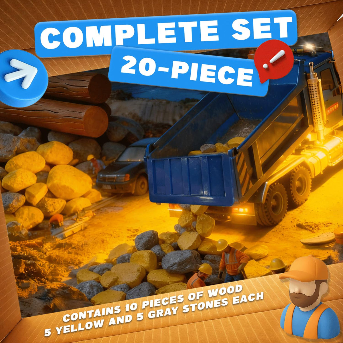 Smilesskiddo dump truck with rugged rubber tires for indoor outdoor fun