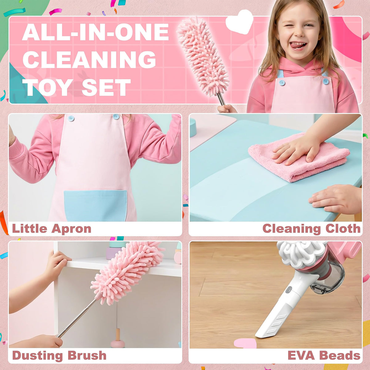 SMILESSKIDDO easy-grip handle enables independent play for ages 3–8