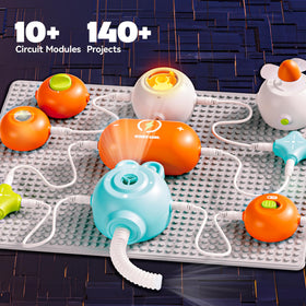 SMILESSKIDDO electronics parts kit for safe, interactive experiments