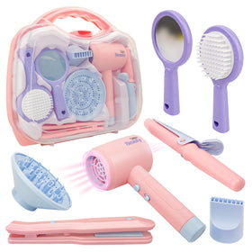 SMILESSKIDDO hair dryer with cool air for pretend play