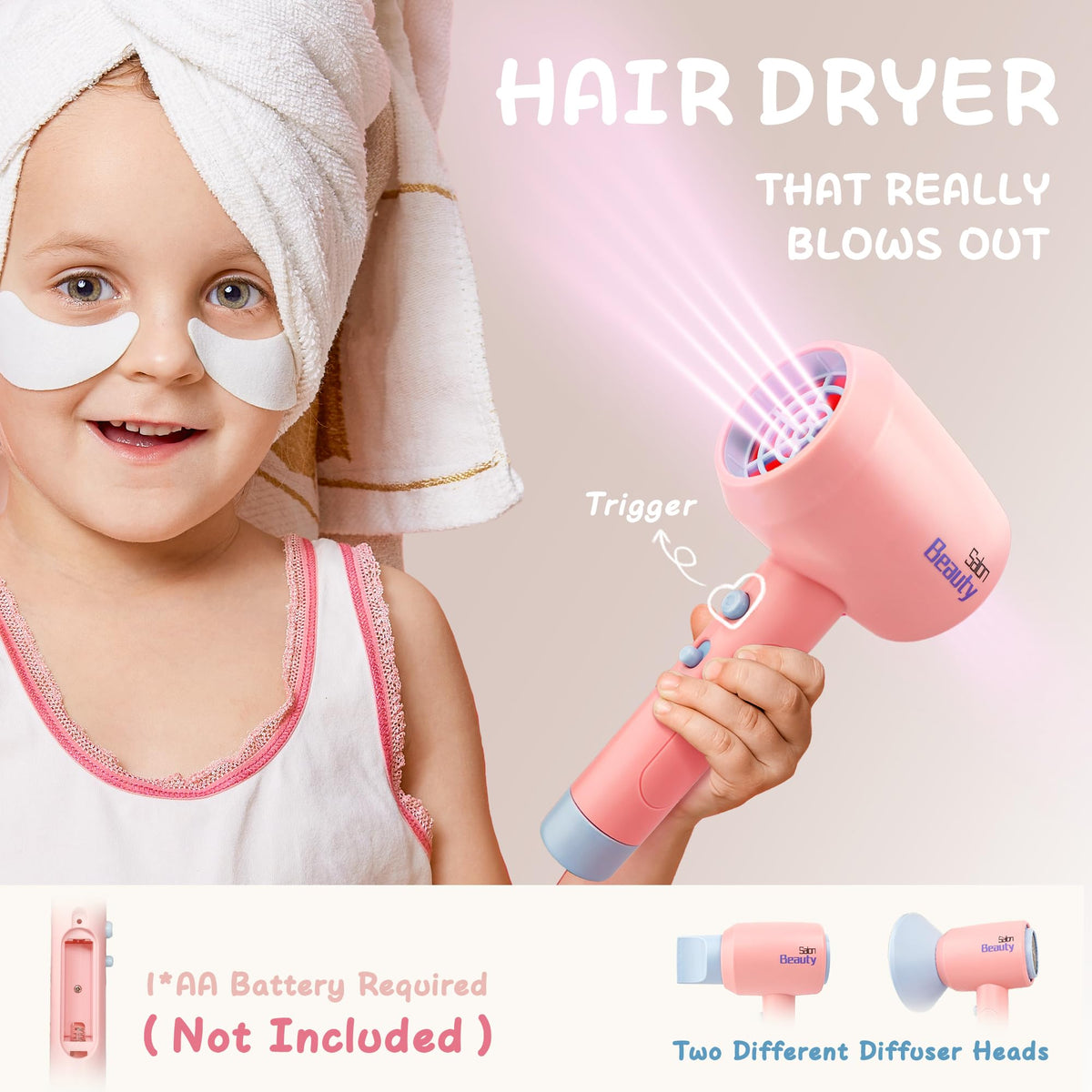 SMILESSKIDDO hair straightener for kid-friendly styling