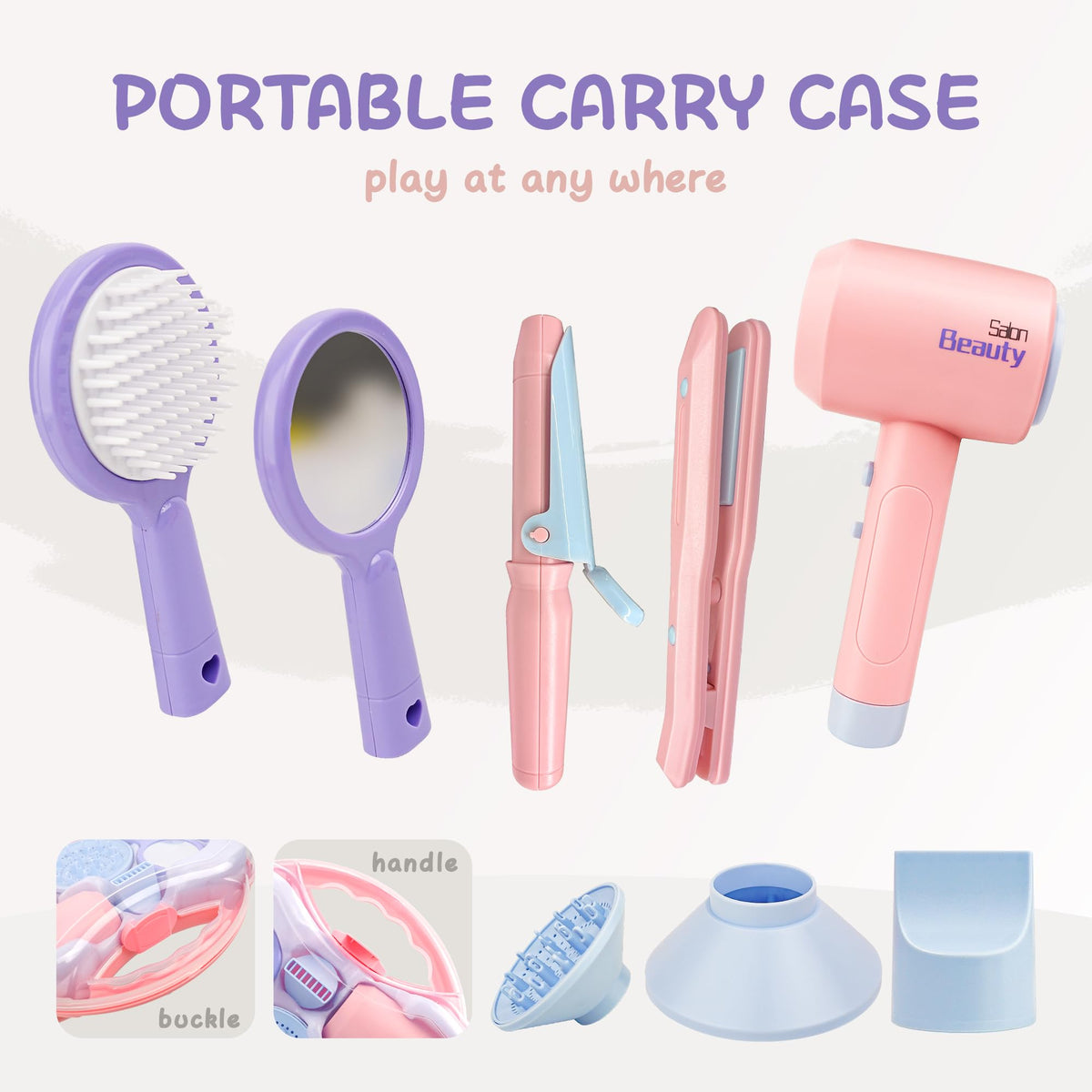 SMILESSKIDDO hairbrush for gentle detangling and grooming