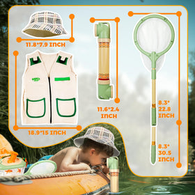 SMILESSKIDDO explorer kit backpack keeps essentials organized on hikes.
