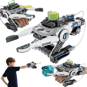 Smilesskiddo robotic hand assembly guide showing step-by-step instructions for kids