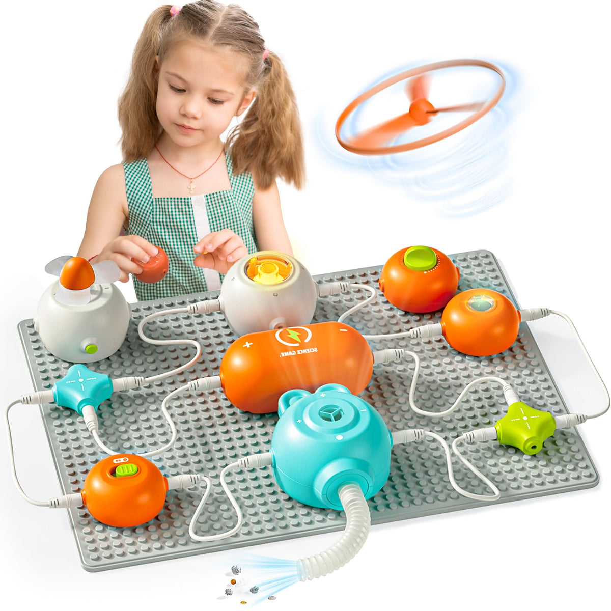 SMILESSKIDDO science kit overview highlighting 140+ projects for hands-on learning