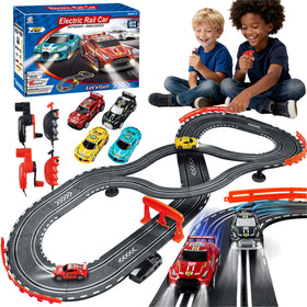 SmilessKIDDO slot-car track set overview for family fun and engaging racing