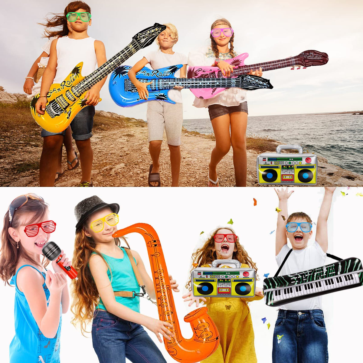 Smilixin inflatable recorder as classroom activity prop and party favor