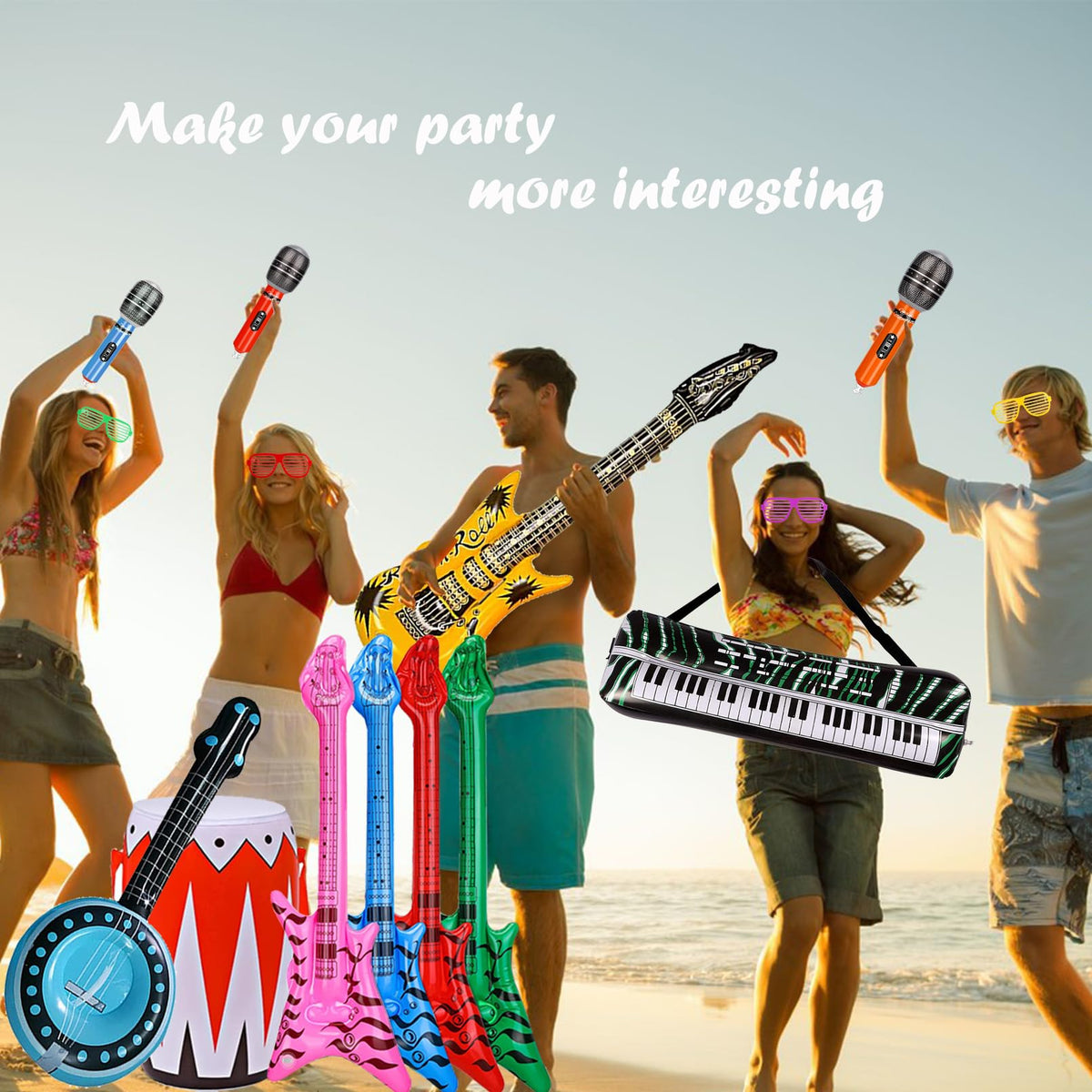 Smilixin inflatable piano prop serves as a standout decor and play element.