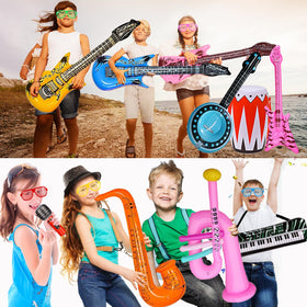 Smilixin inflatable trumpet prop boosts stage visuals at events.
