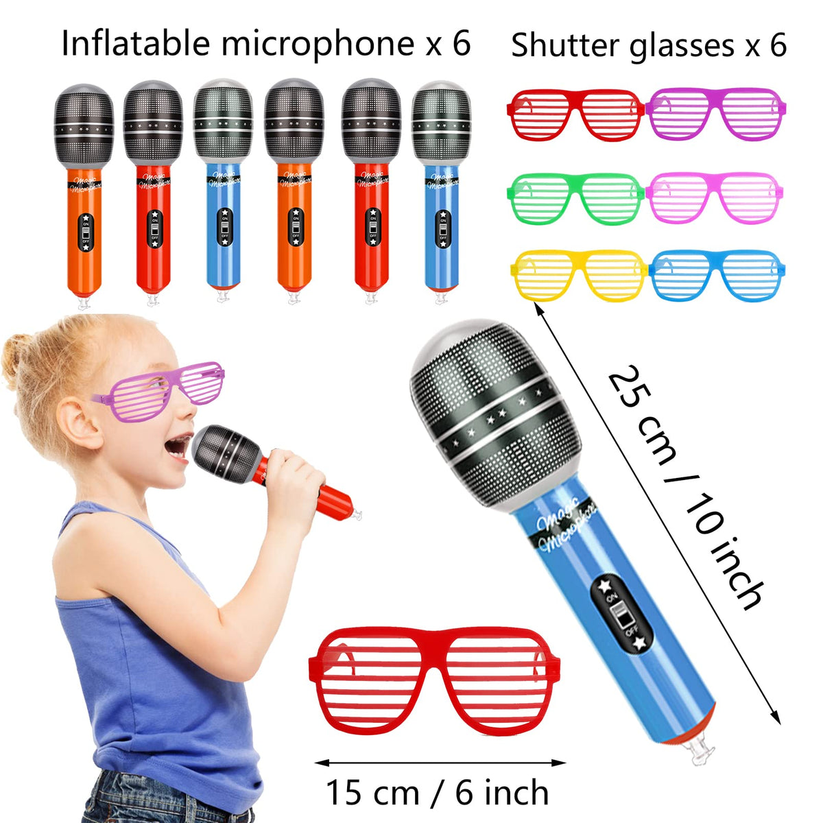 Smilixin shutter shading glasses add fun flair and photo-worthy accents