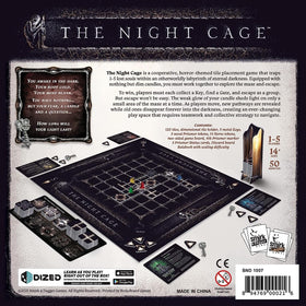 Smirk & Dagger Night Cage shifting tiles create tense teamwork and strategic planning.