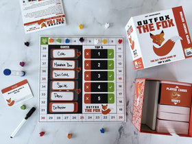 Smirk & Dagger OUTFOX The Fox game board for party play.