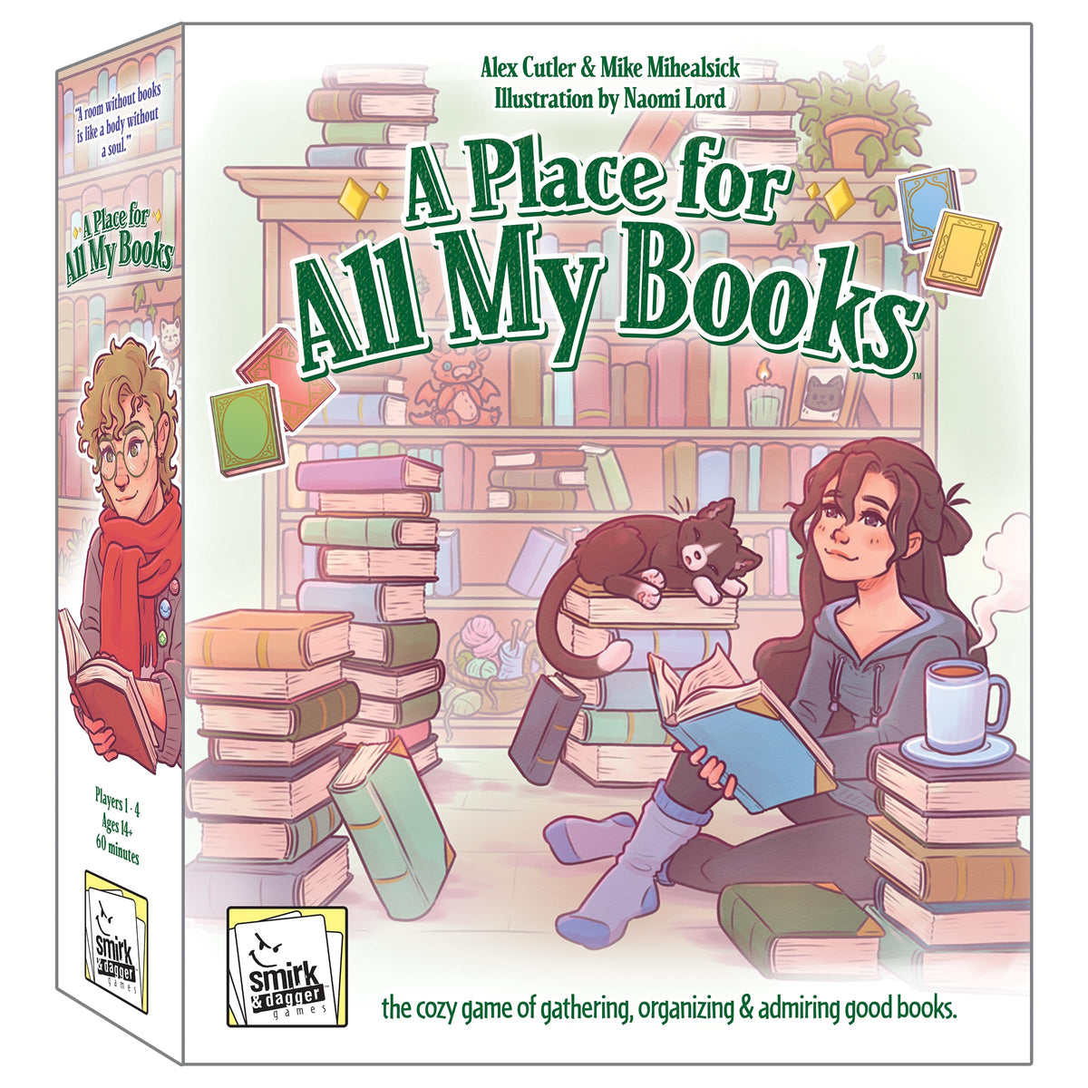 Smirk & Dagger Place for All My Books cover evokes cozy, inviting book-loving ambiance.