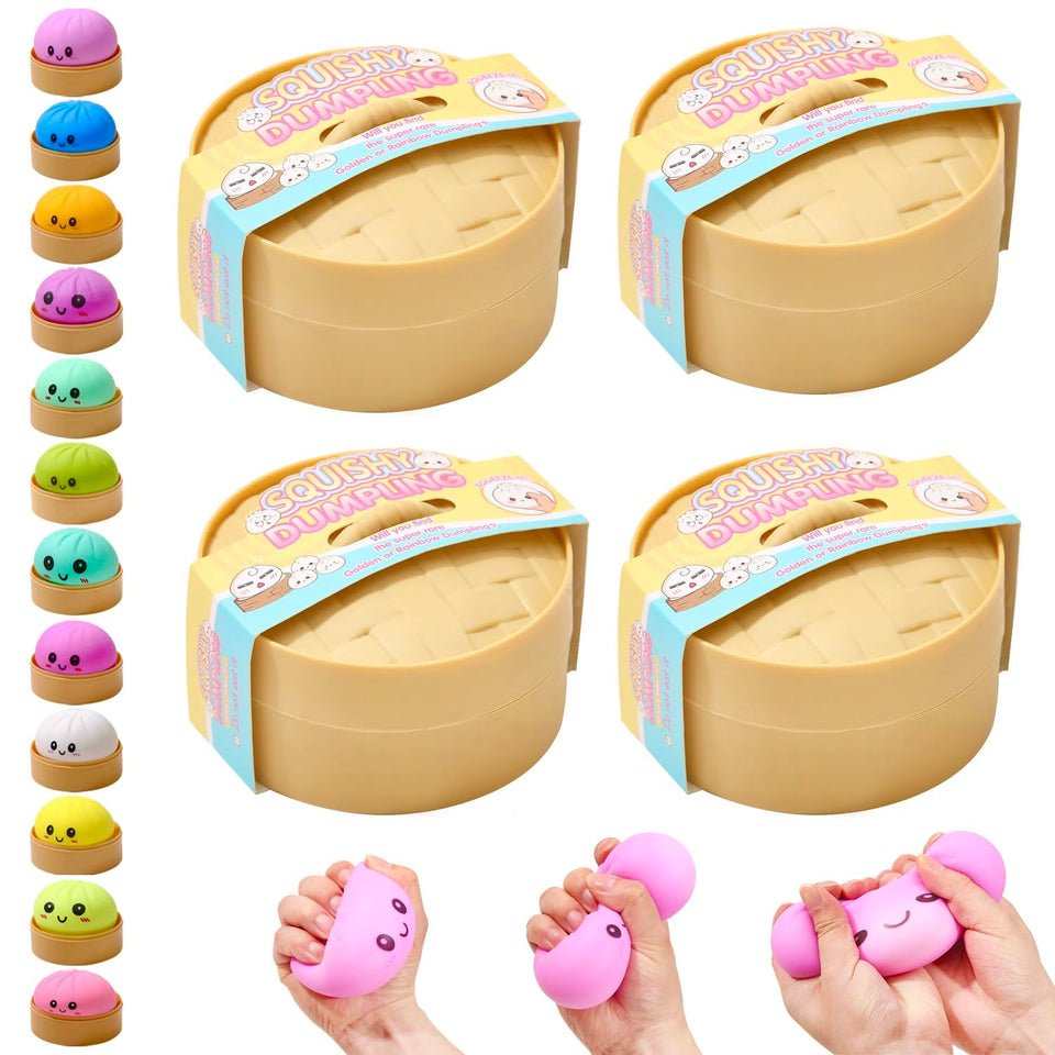 SMLEGFT giant dumpling squishy box for satisfying squeezes and playful desk decor