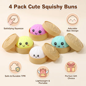 SMLEGFT TPR-safe squishy material ensures skin-friendly feel and lasting play