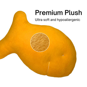 Snack Plushies soft fabric huggable plush gives warm, comforting squeezes during playtime.