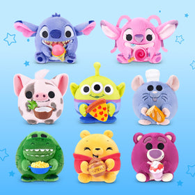 Snackles Disney 5-inch plush Alien—pocket-sized buddy for travel and display.