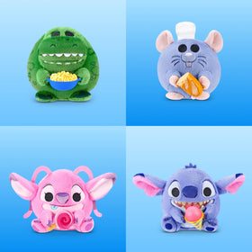 Snackles Disney 5-inch plush Dumbo—collectible mini toy for display shelves and travel fun.