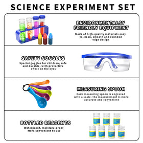 SNAEN safety-labeled materials kit communicates organized components for safer experiments.