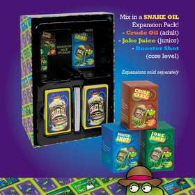 Snake Oil travel pack for portable party fun with friends.