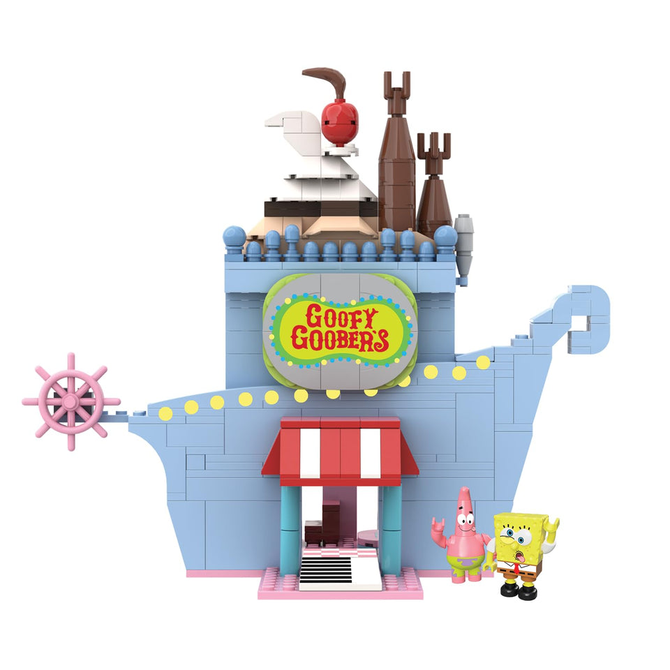 Snap & Switch Spongebob Goofy Goober's Deluxe Set assembly scene for imaginative play