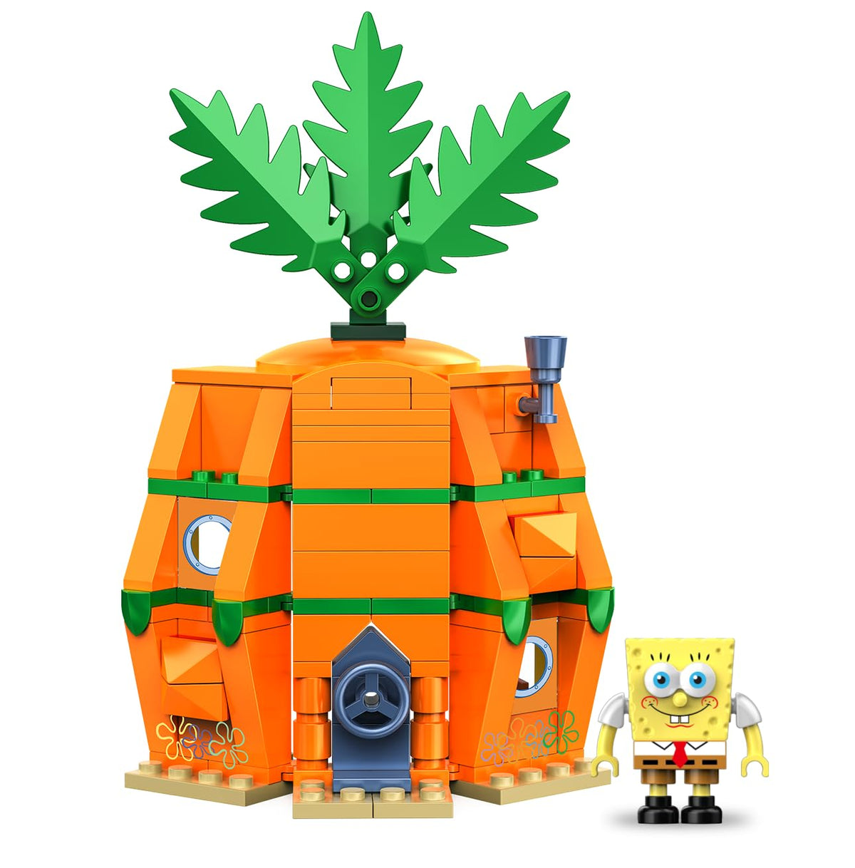 Snap and Switch Spongebob Pineapple House build image inspires imaginative play.