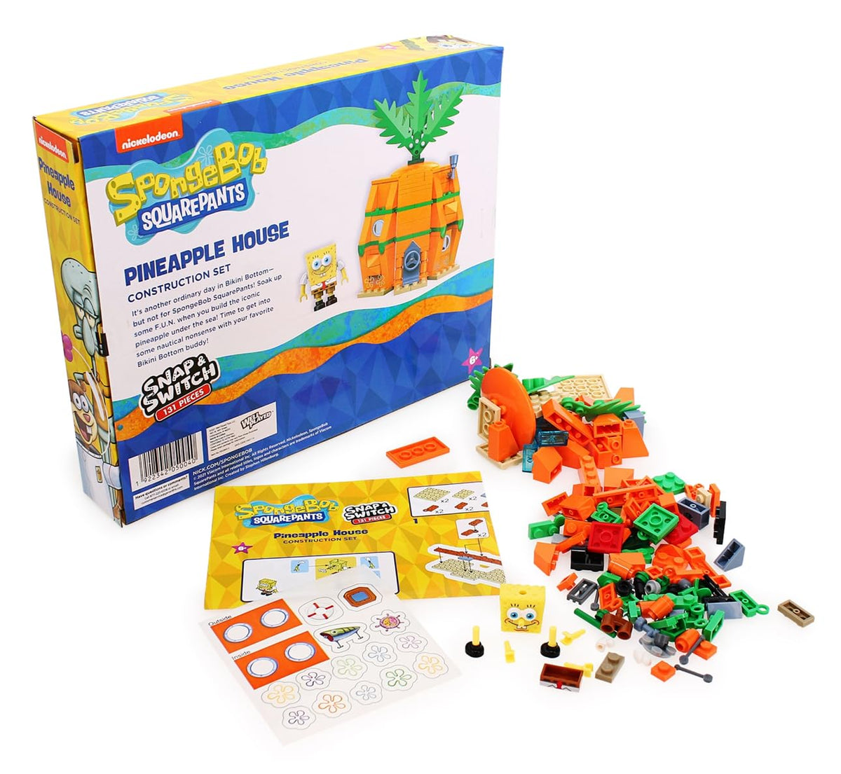 Snap and Switch Spongebob Pineapple House playset image showcases creativity and storytelling.