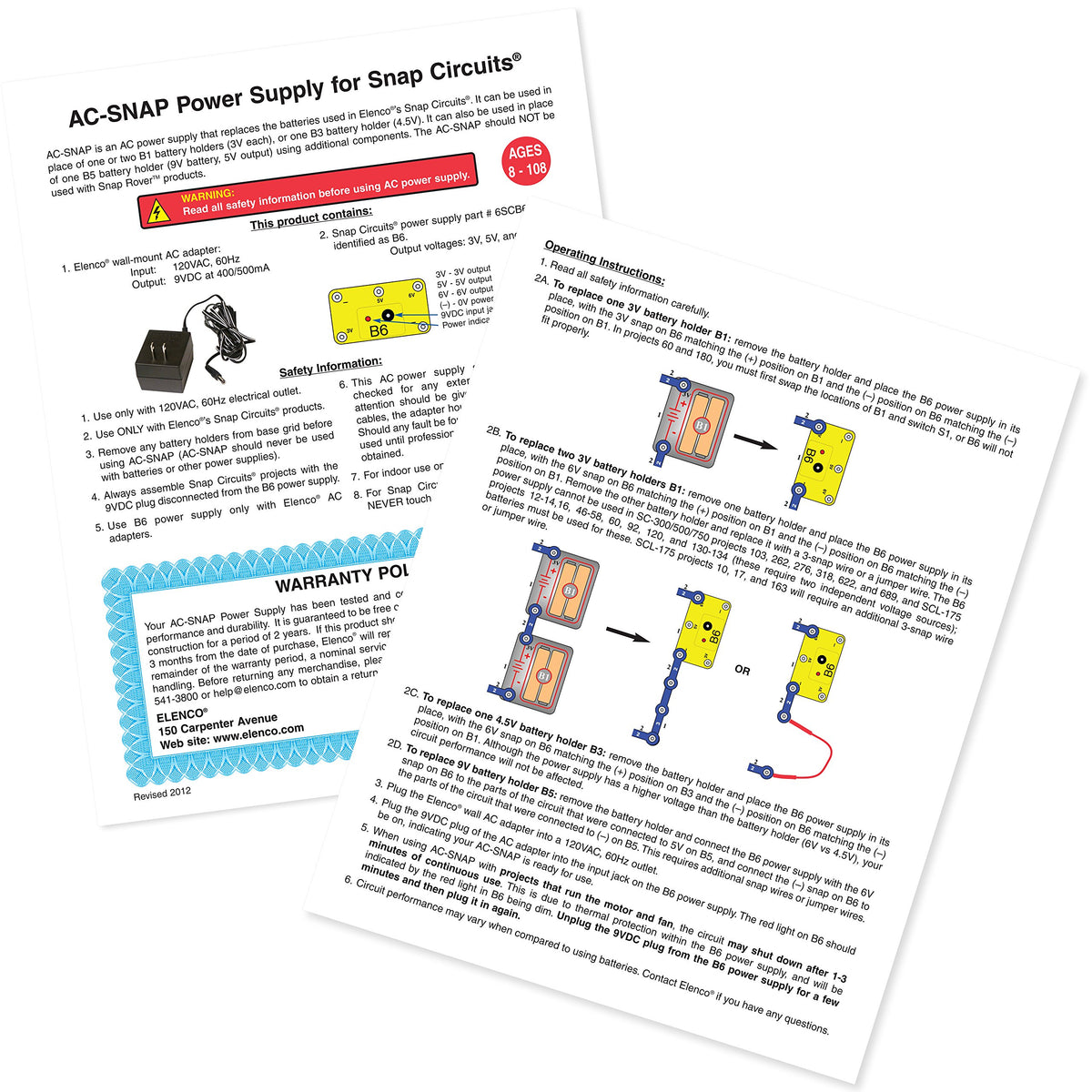 Compatible with many Snap Circuits kits for versatile builds.