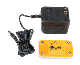 Snap Circuits Battery Eliminator in use powering a circuit without batteries.