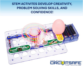 Snap Circuits Beginner projects illustrate over 20 experiments for problem-solving practice.