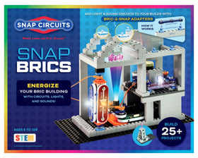 Snap Circuits BRIC Structures kit with lights for hands-on STEM exploration.