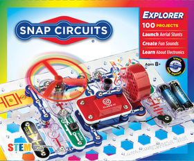 Snap Circuits Jr. SC-100 color-coded parts support quick, intuitive learning