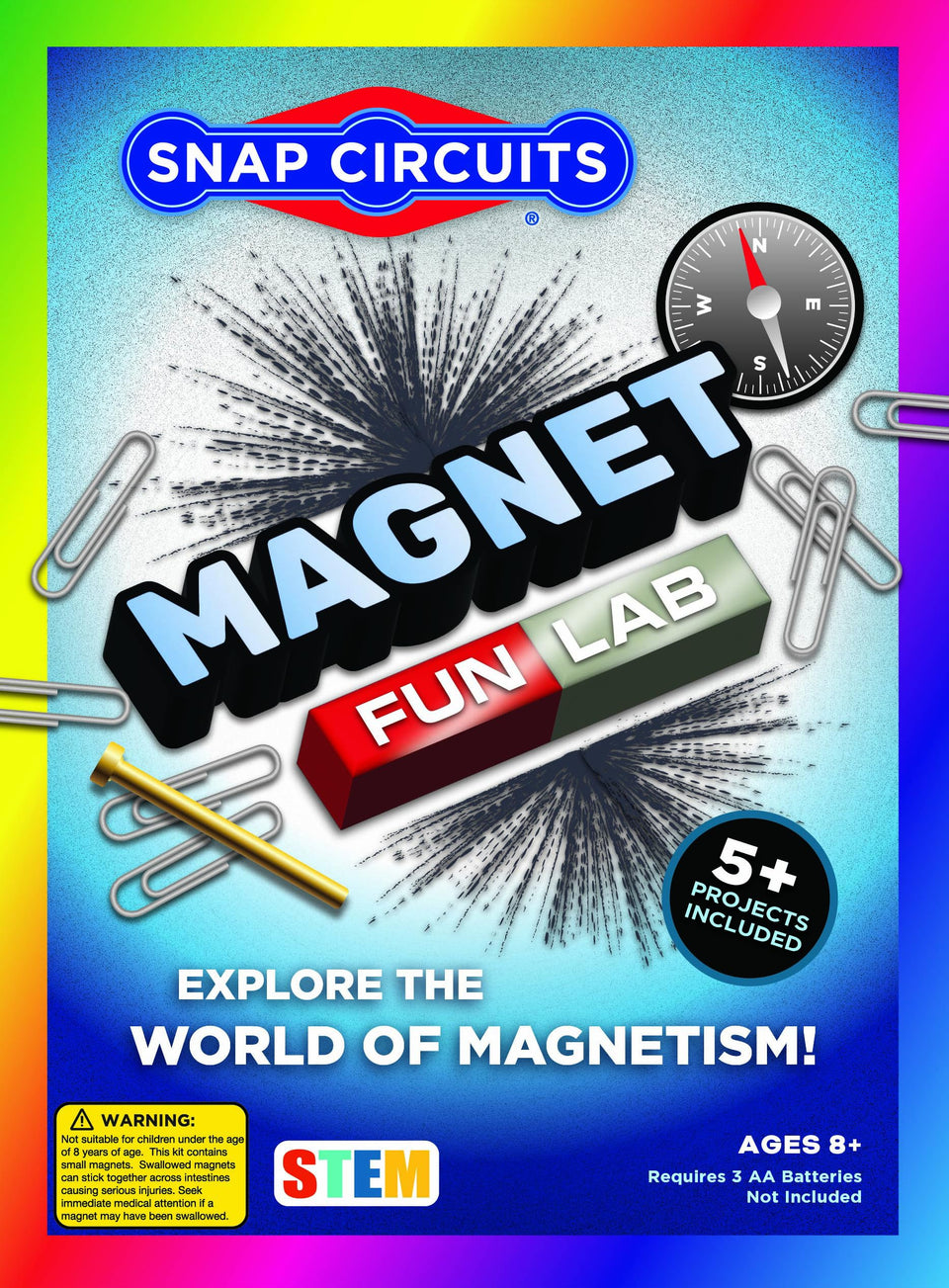 Snap Circuits Magnet Fun Lab cover image inviting hands-on magnet exploration for STEM.