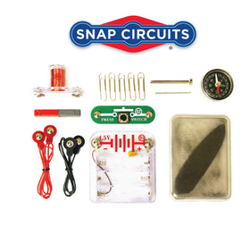 Snap Circuits Magnet Fun Lab kids using the kit for home or classroom STEM learning.