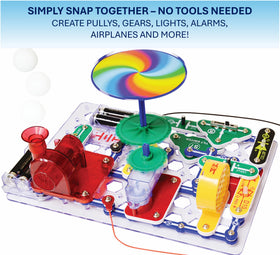 Snap Circuits Motion grid and components make building simple and fun