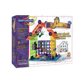 Snap Circuits My Home Electronics base grid demonstrates modular learning with color-coded blocks.