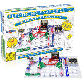 Snap Circuits Snaptricity kit overview showing hands-on STEM exploration.