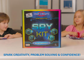 Snap Circuits Spy Kit motion detector demo highlights real-time sensing in action