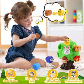 SnapGlowz Animal Matching Game encourages shared play and recognition of animals.
