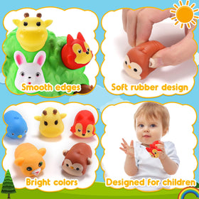 SnapGlowz Color Sorting Animals boosts color recognition during floor play.