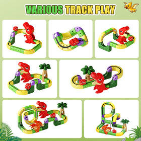 SnapGlowz rechargeable battery powered train reduces frequent battery changes
