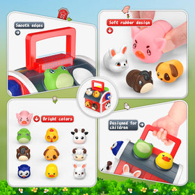 SnapGlowz numbered barn lids aid counting and early numeracy.