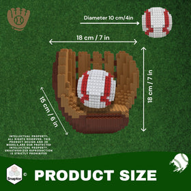 Snaptor 1485-piece baseball building kit boosts creativity and problem-solving.