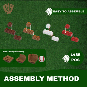 Snaptor detailed assembly pieces create a visually striking display.