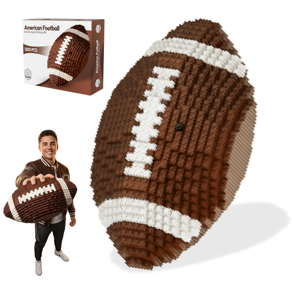 Snaptor football 3D building set offers hands-on STEM construction for teens
