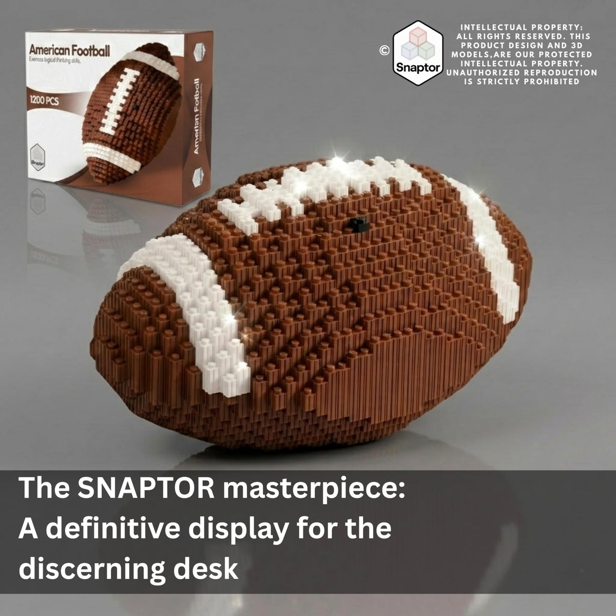 Snaptor football extra pieces provide ample parts for rebuilds