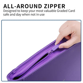 Snekdy binder fits gaming, baseball, basketball, and sports cards securely.